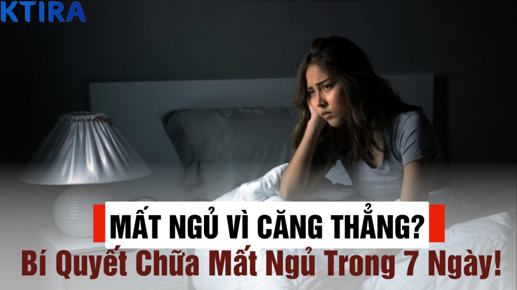 mất ngủ vì căng thẳng