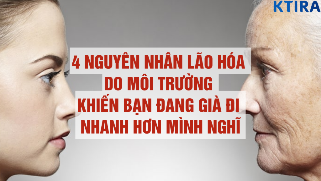 4 nguyên nhân gây lão hóa do môi trường