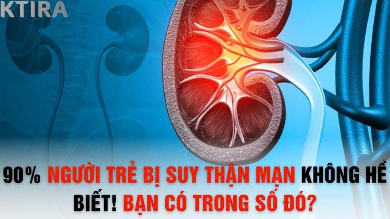 90% Người Trẻ Bị Suy Thận Mạn Không Hề Biết! Bạn Có Trong Số Đó?