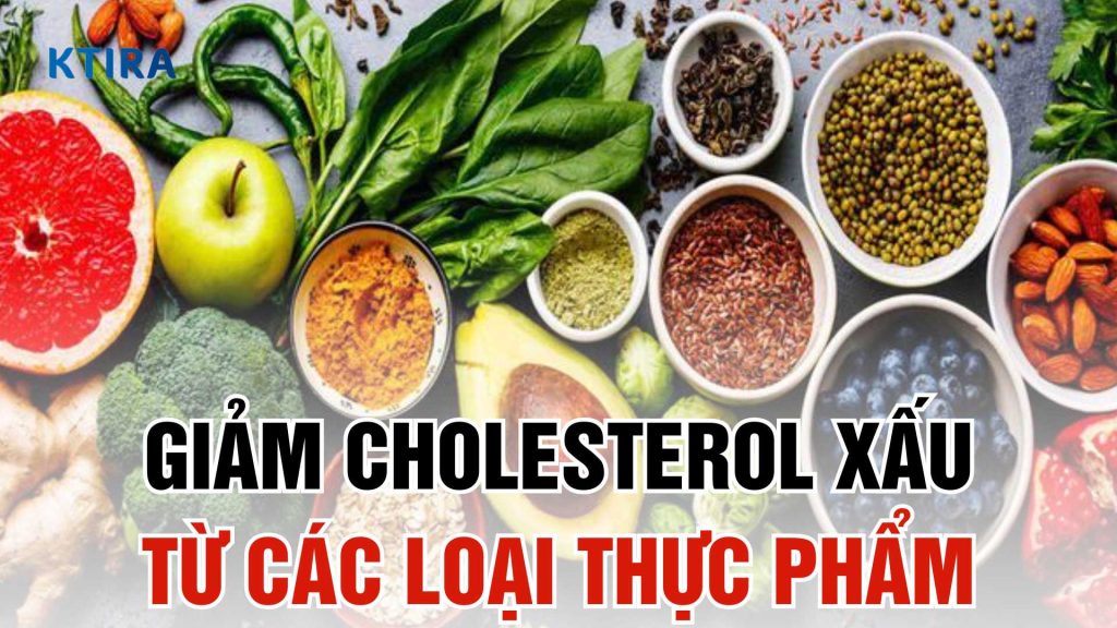 Giảm cholesterol với 5 loại thực phẩm
