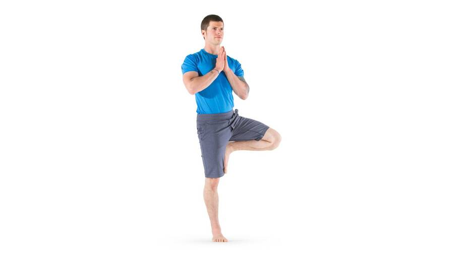 Tư thế cái cây trong Yoga giúp cải thiện sinh lý nam
