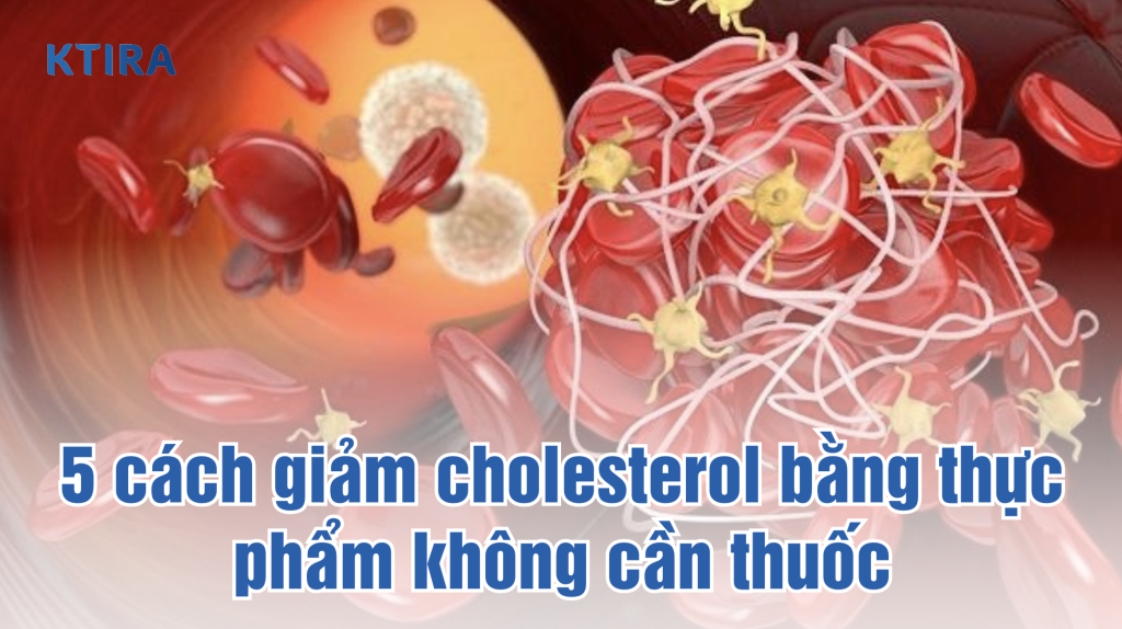 Cách giảm cholesterol bằng thực phẩm KTIRA