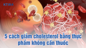 Cách giảm cholesterol bằng thực phẩm KTIRA