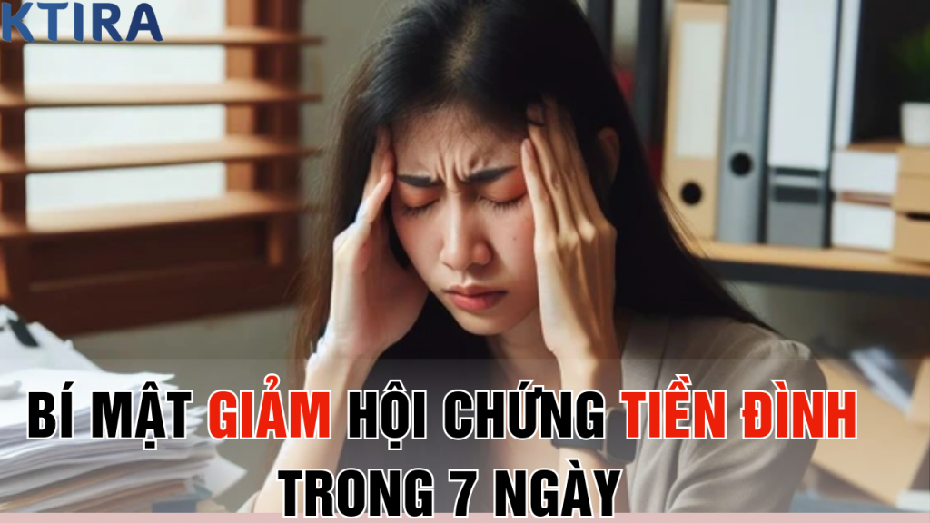 Bí mật giảm hội chứng tiền đình trong 7 ngày
