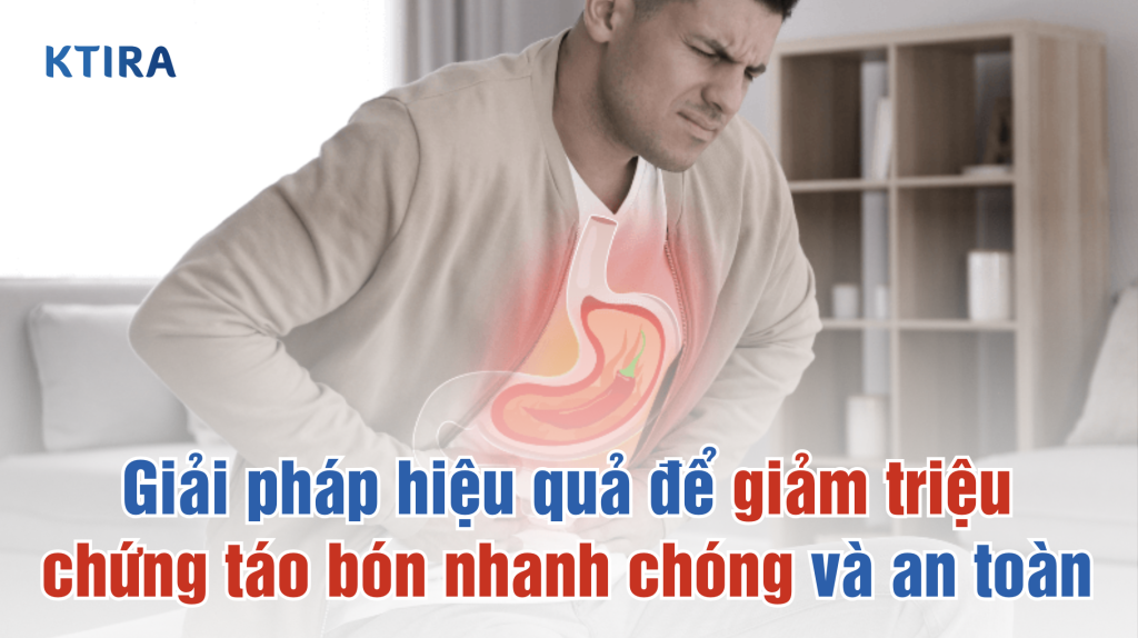 giảm triệu chứng táo bón