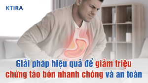 giảm triệu chứng táo bón