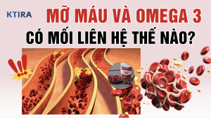 Mối liên hệ giữa mỡ máu và omega-3 KTIRA