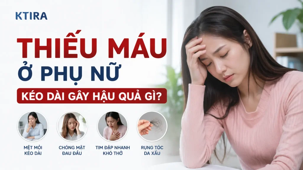 Thiếu máu ở phụ nữ KTIRA