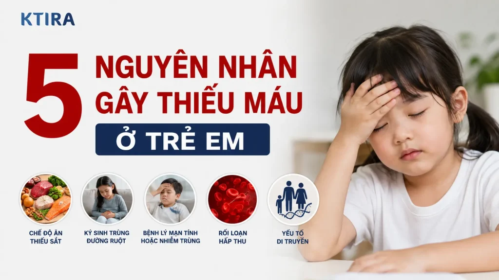 thiếu máu ở trẻ em KTIRA