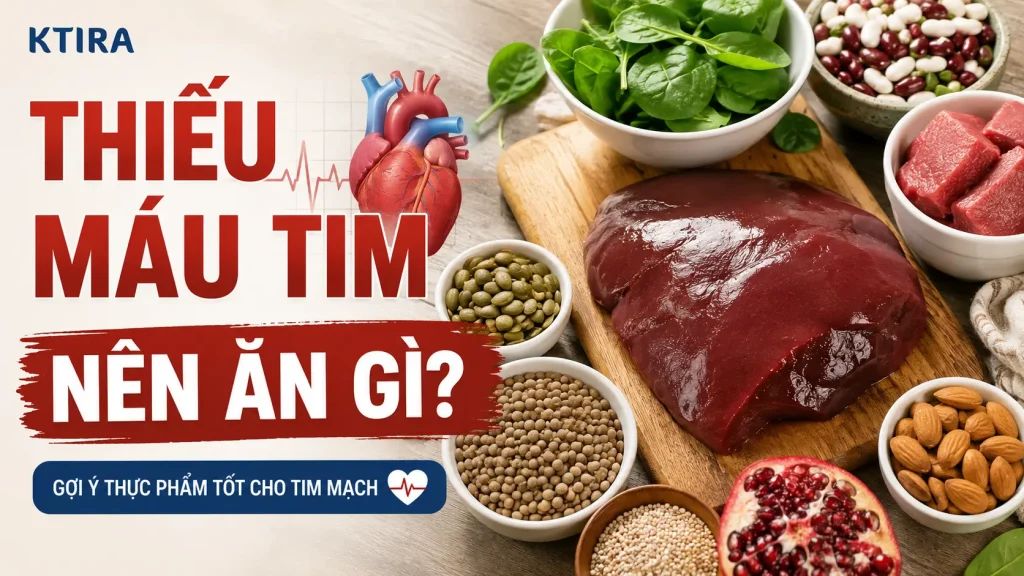 thiếu máu tim nên ăn gì KTIRA