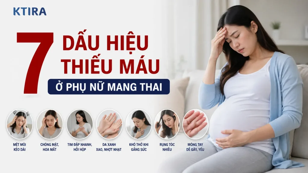 Thiếu máu ở phụ nữ mang thai KTIRA