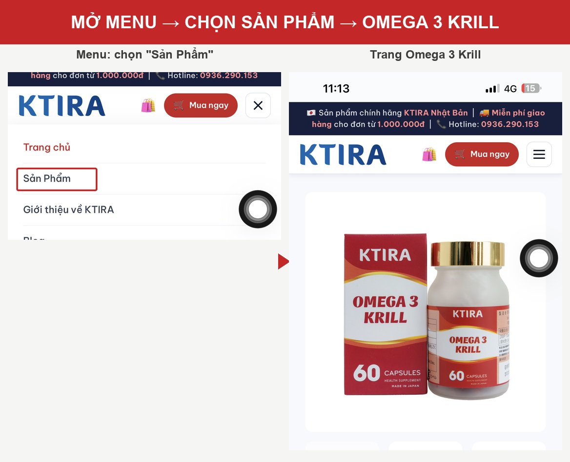 Bước 2: Chọn sản phẩm