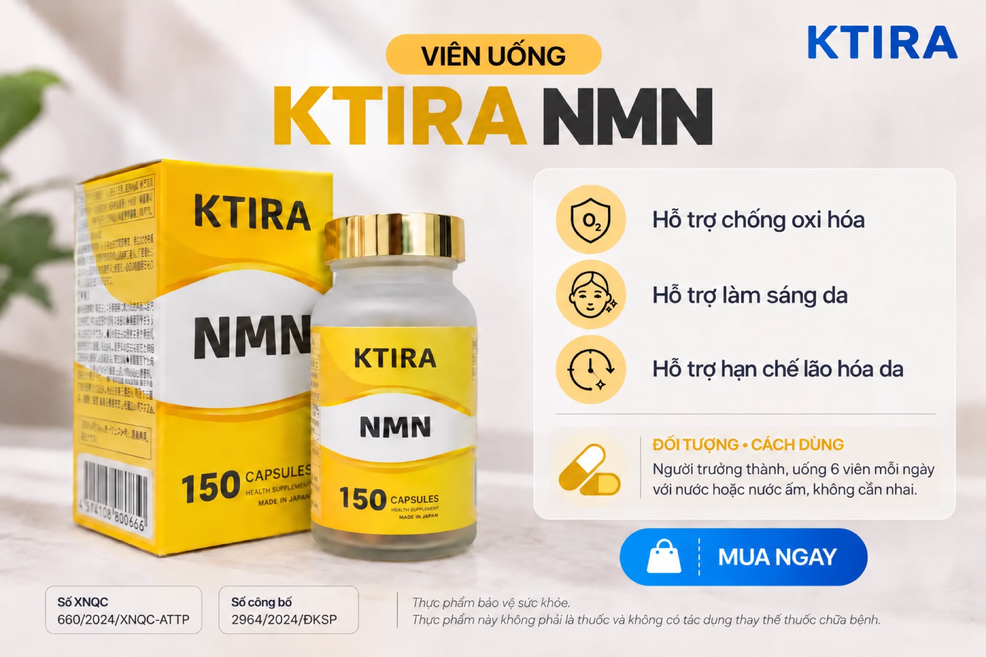 Viên Uống KTIRA NMN